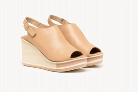 Nusa Platform Sandal In Nude Boost Ready