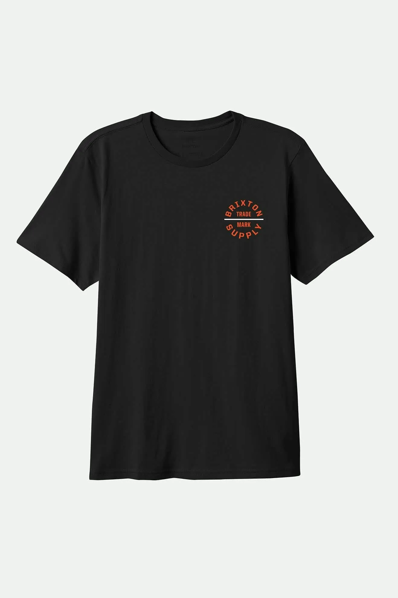 Summer Style Slim Silhouette Oath V S/S Standard T-Shirt - Black/Classic Orange/White