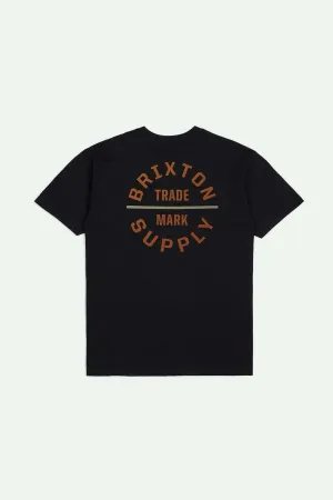 Heather Texture Finish Oath V S/S Standard T-Shirt - Black/Rust/Sand
