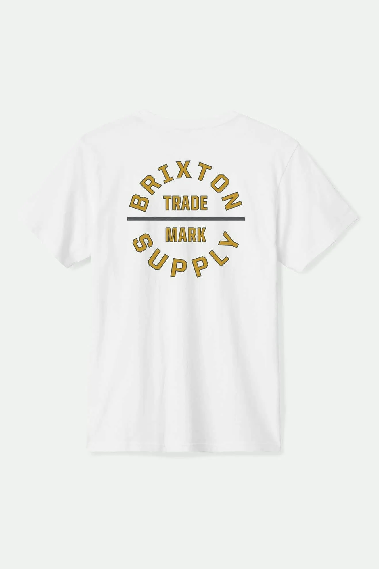 Oath V S/S Standard T-Shirt - White/Mustard/Charcoal Urban Look