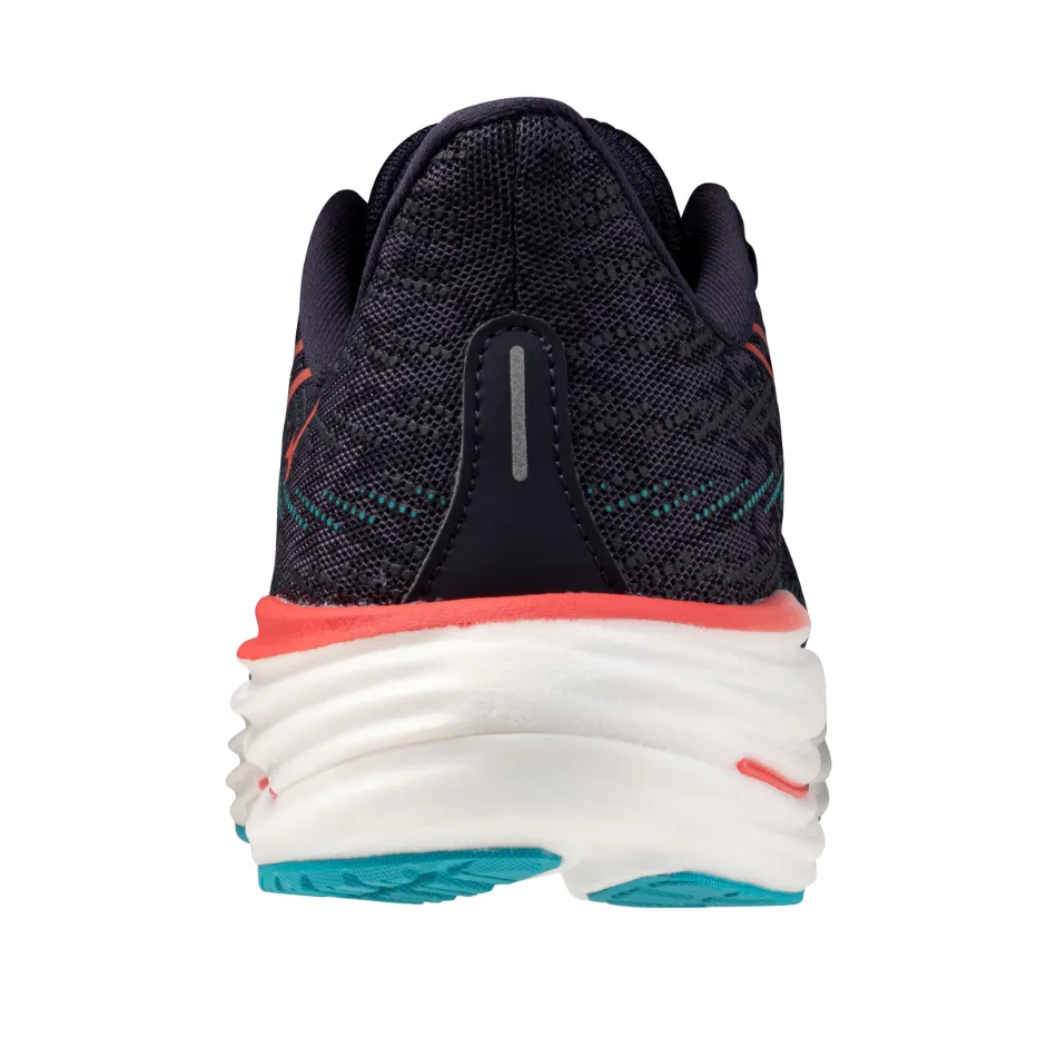 Mizuno Men's Wave Rider 29 Running Shoes in Odyssey Gray/Capri Breeze/Calypso Coral AW25 new experience waterproof upper shoes