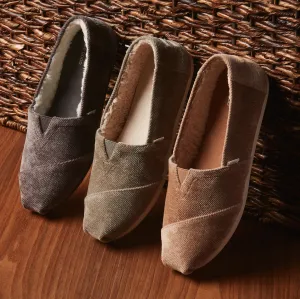 Alpargata Toffee Brown Cozy Corduroy Soft Steps Elegant Cushioning