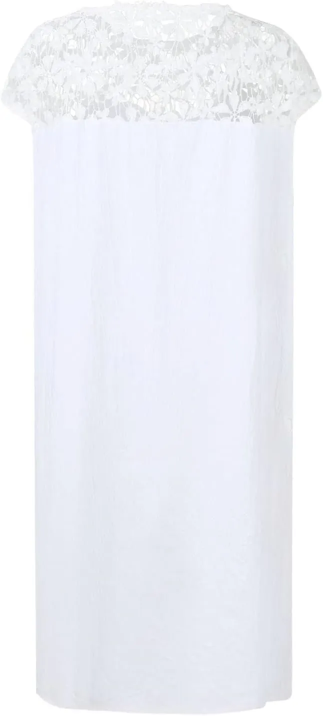 OIOLOYJM Plus Size Summer Dresses for Women 2025 Plus Size Dresses for Curvy Women 3/4 Sleeve Casual Boho Kaftan Dresses