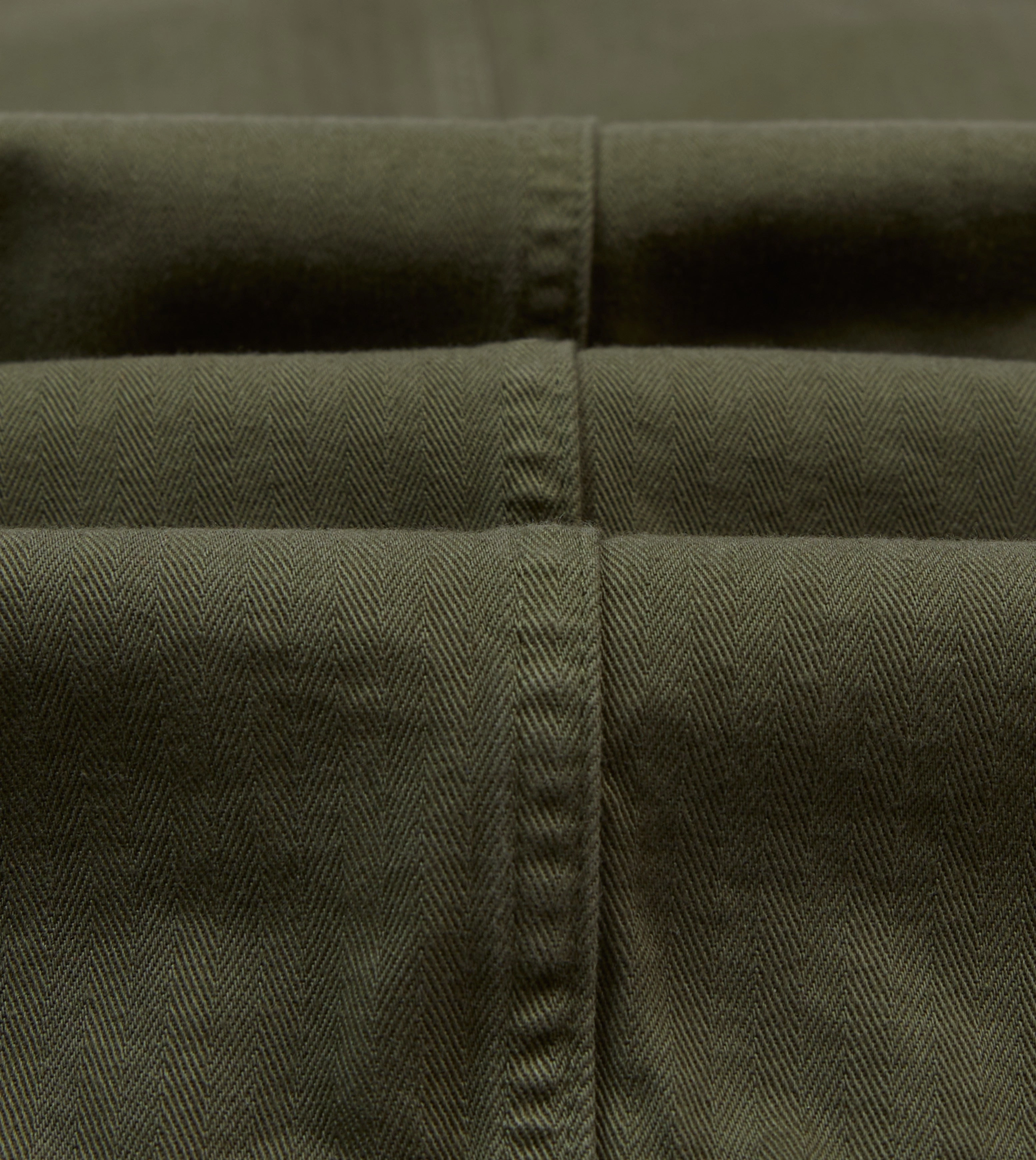 Olive Herringbone Cotton Games Blazer Mk. I Comfortable Fit Wear