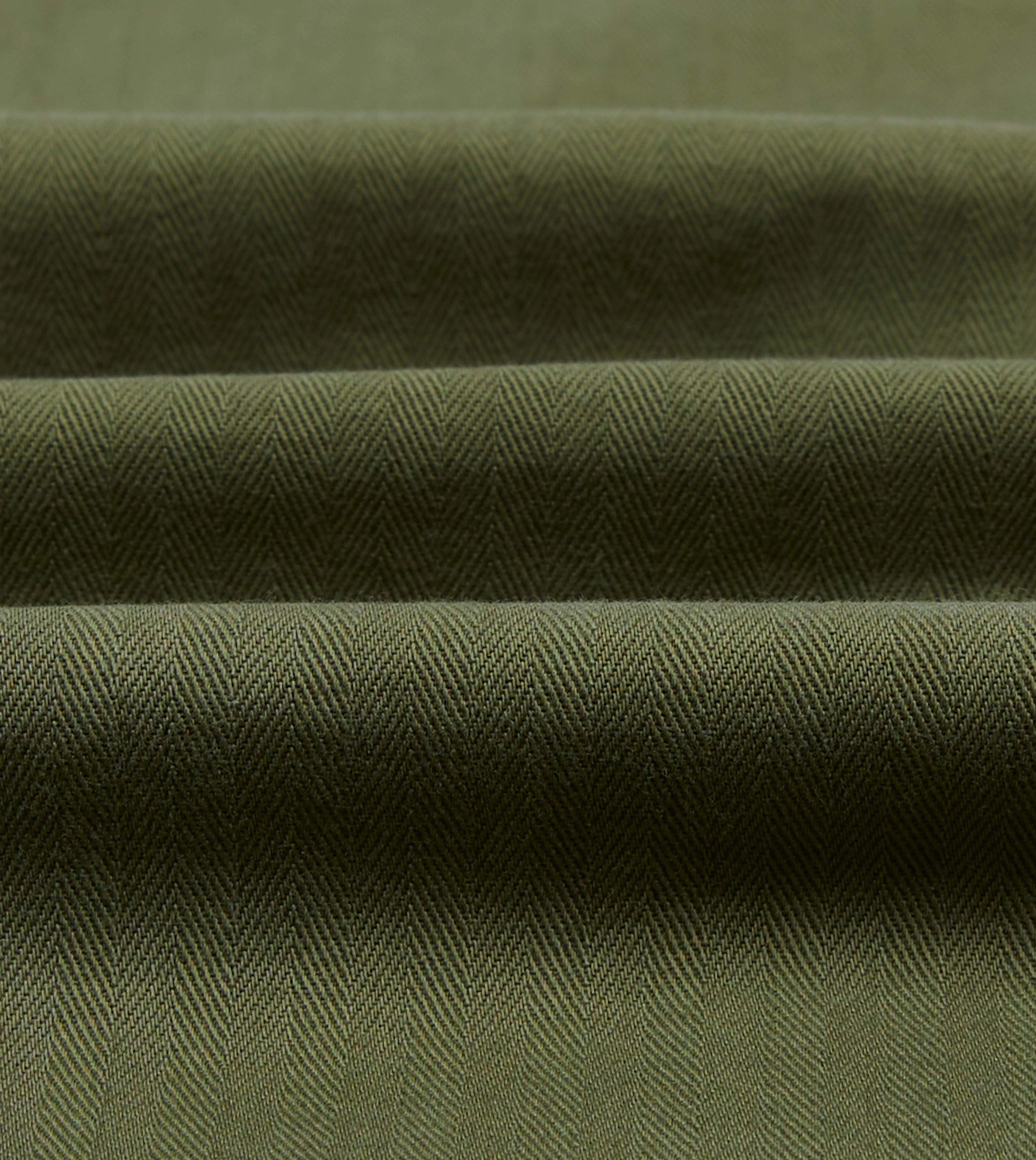 Olive Herringbone Cotton Jungle Jacket Optimize