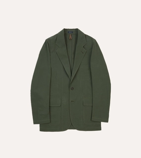 Timeless Business Fit Modern Color Palette Olive Seersucker Games Blazer Mk. I