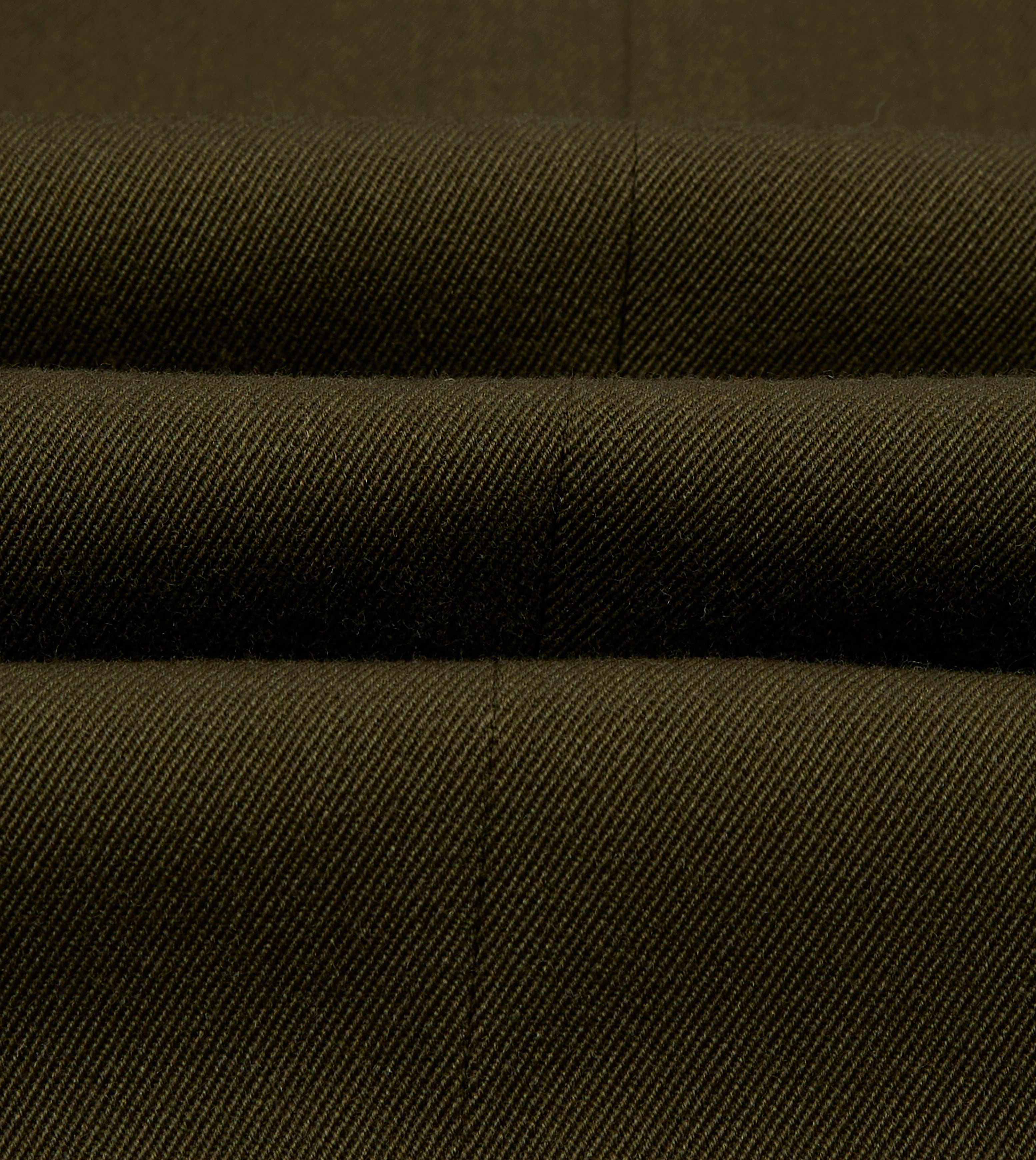 Olive Wool-Cotton Tailored Jacket Premium Layer