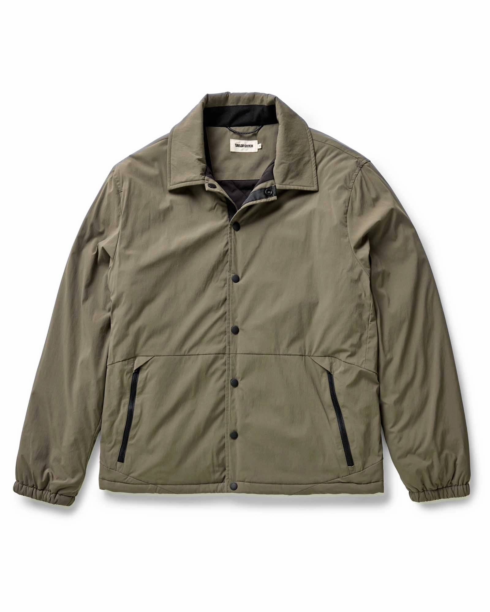 The Ridgeline Overshirt in Fatigue Olive Year-Round Wear