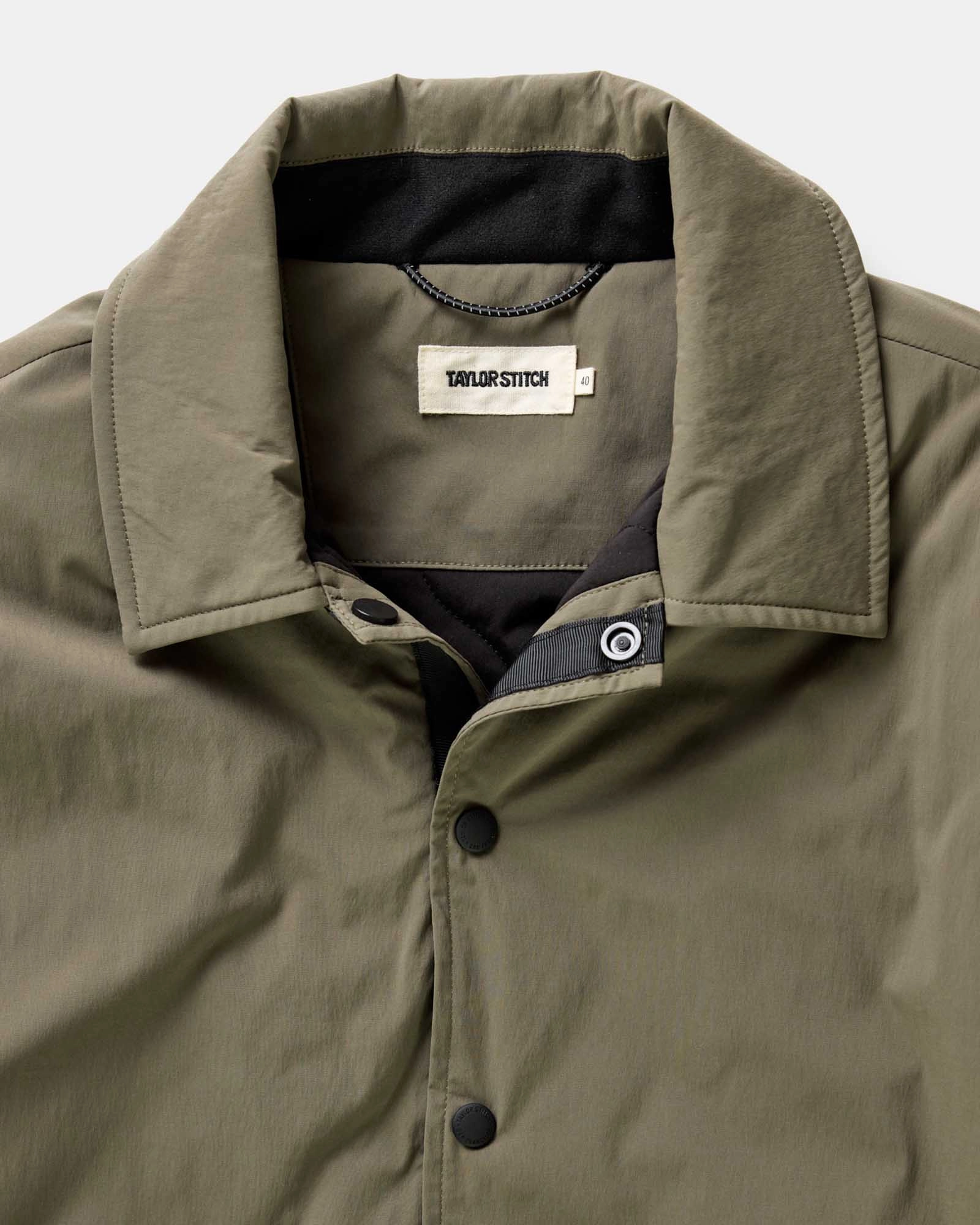 The Ridgeline Overshirt in Fatigue Olive Bold Statement Hiking Gear