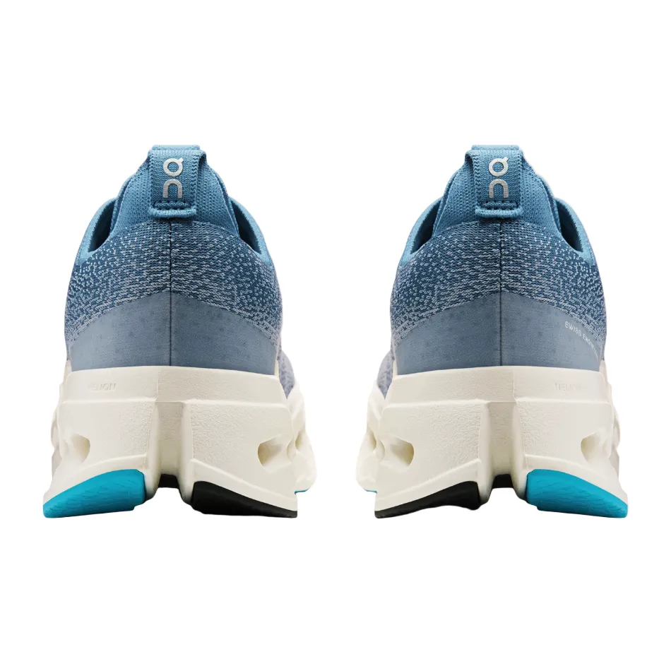 dot - design shoes shock - absorbing midsole shoes On Men's Cloudsurfer Max Running Shoes in Dust/Ivory AW25