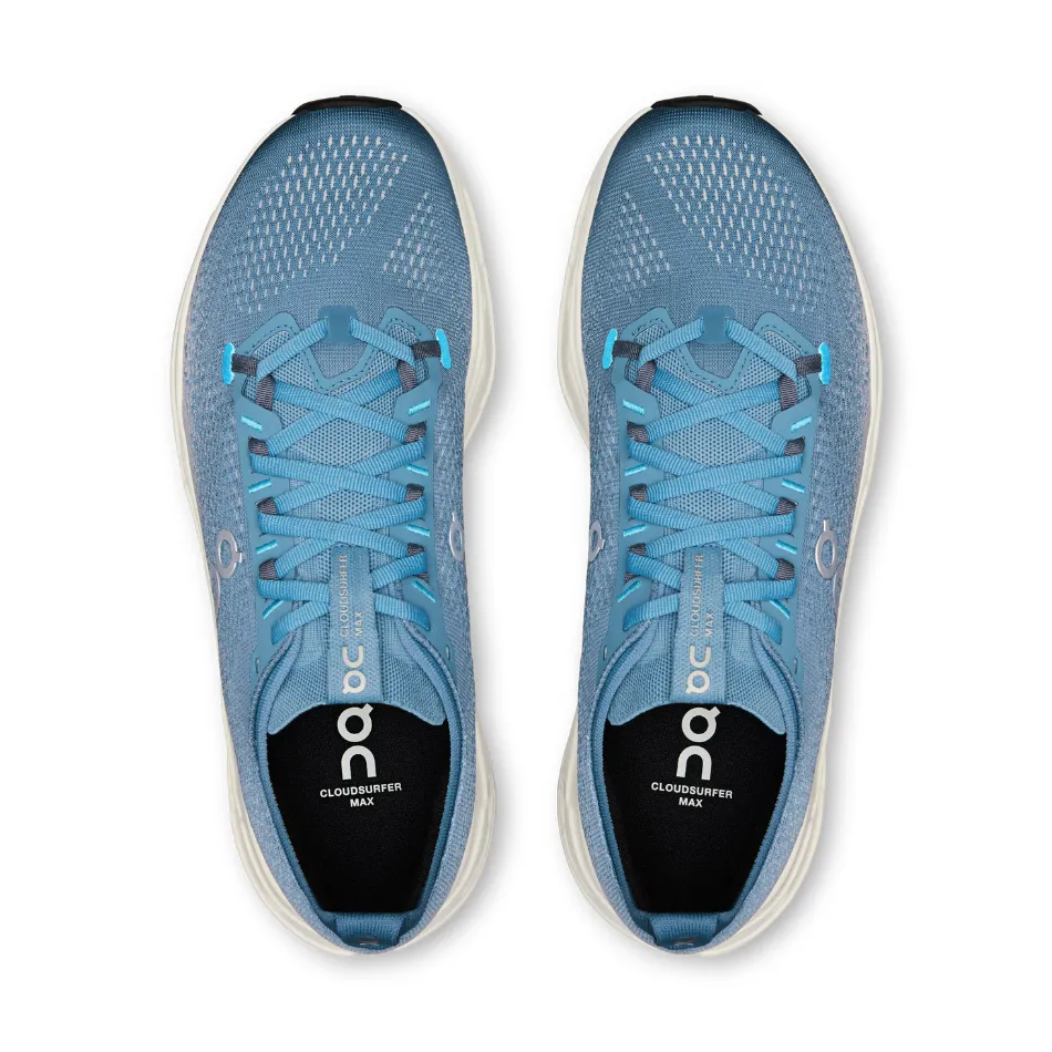 On Men's Cloudsurfer Max Running Shoes in Dust/Ivory AW25 Stability Control Frame