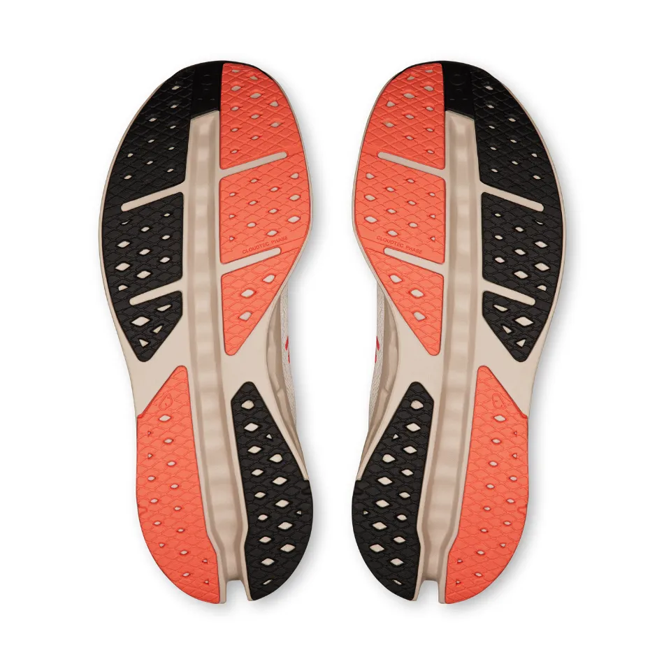 On Men's Cloudsurfer Max Running Shoes in Ivory/Salmon AW25 Kinetic Guide