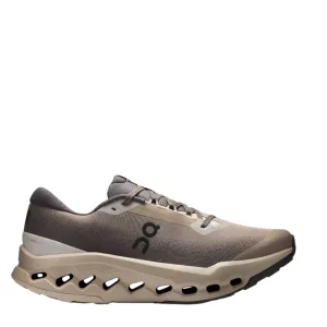 On Men's Cloudsurfer Trail 2 Waterproof Running Shoes in Cinder/Desert AW25 treadmill running shoe space