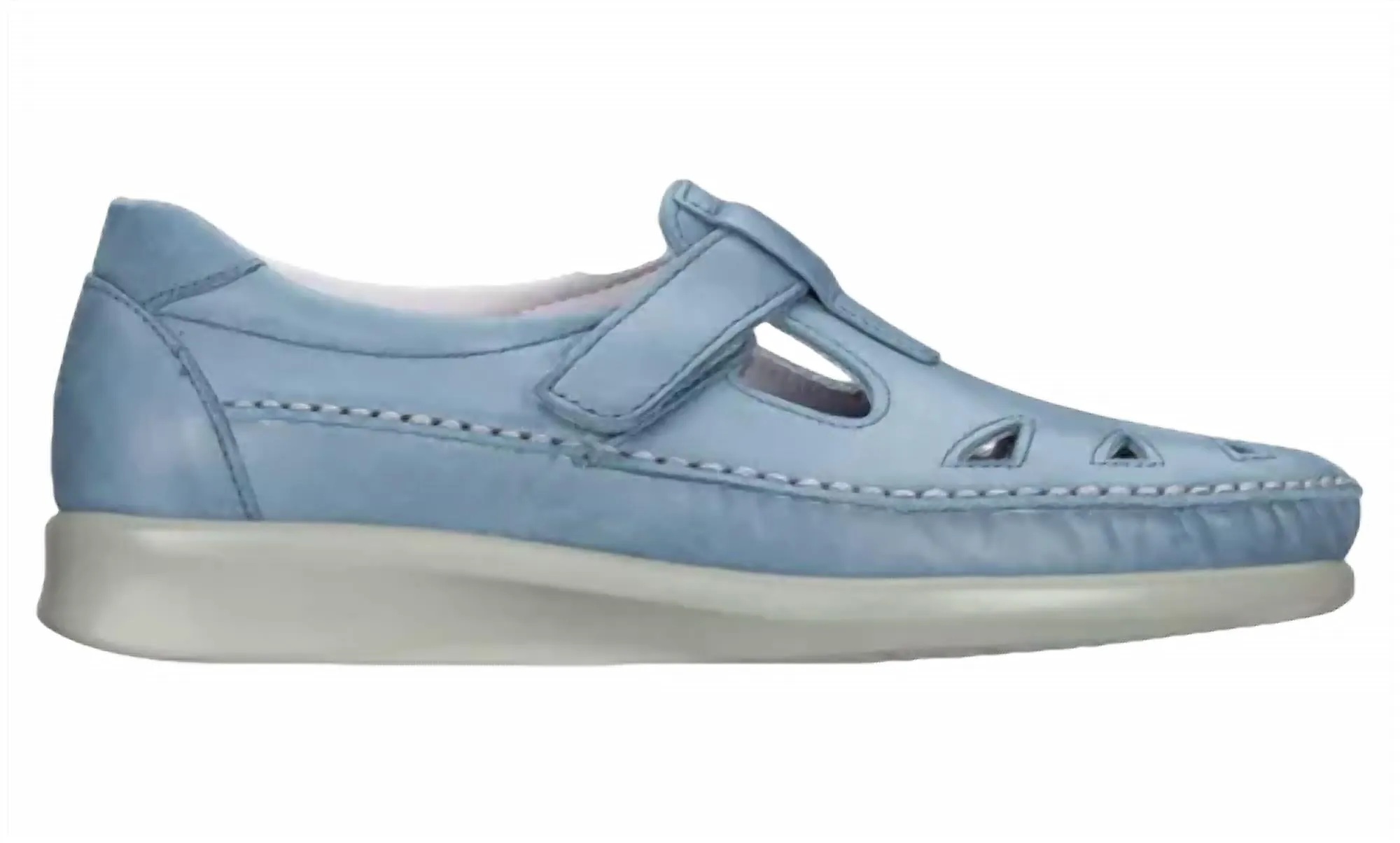 Women's Roamer Slip-On Loafer - Medium Width In Denim Travel Pair Light Breeze