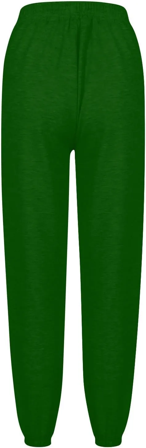 Oversized Straight Leg Sweatpants Women Elastic Waist Drawstring Low Waisted Casual Baggy Lounge Pants w/Pocket