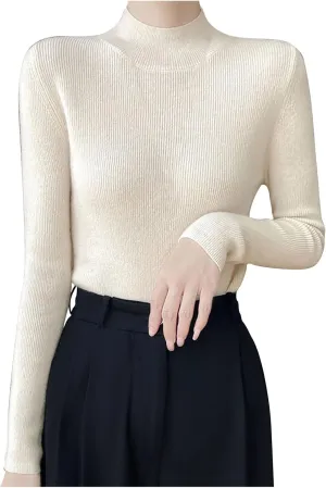 Oversized Sweaters for Women Turtleneck Fall Tops for Women 2024 Trendy Dressy Womens Tops Dressy Casual 2024 Womens