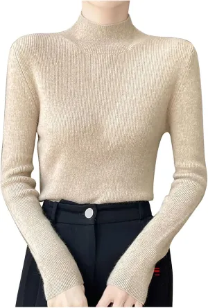 Oversized Sweaters for Women Turtleneck Fall Tops for Women 2024 Trendy Dressy Womens Tops Dressy Casual 2024 Womens
