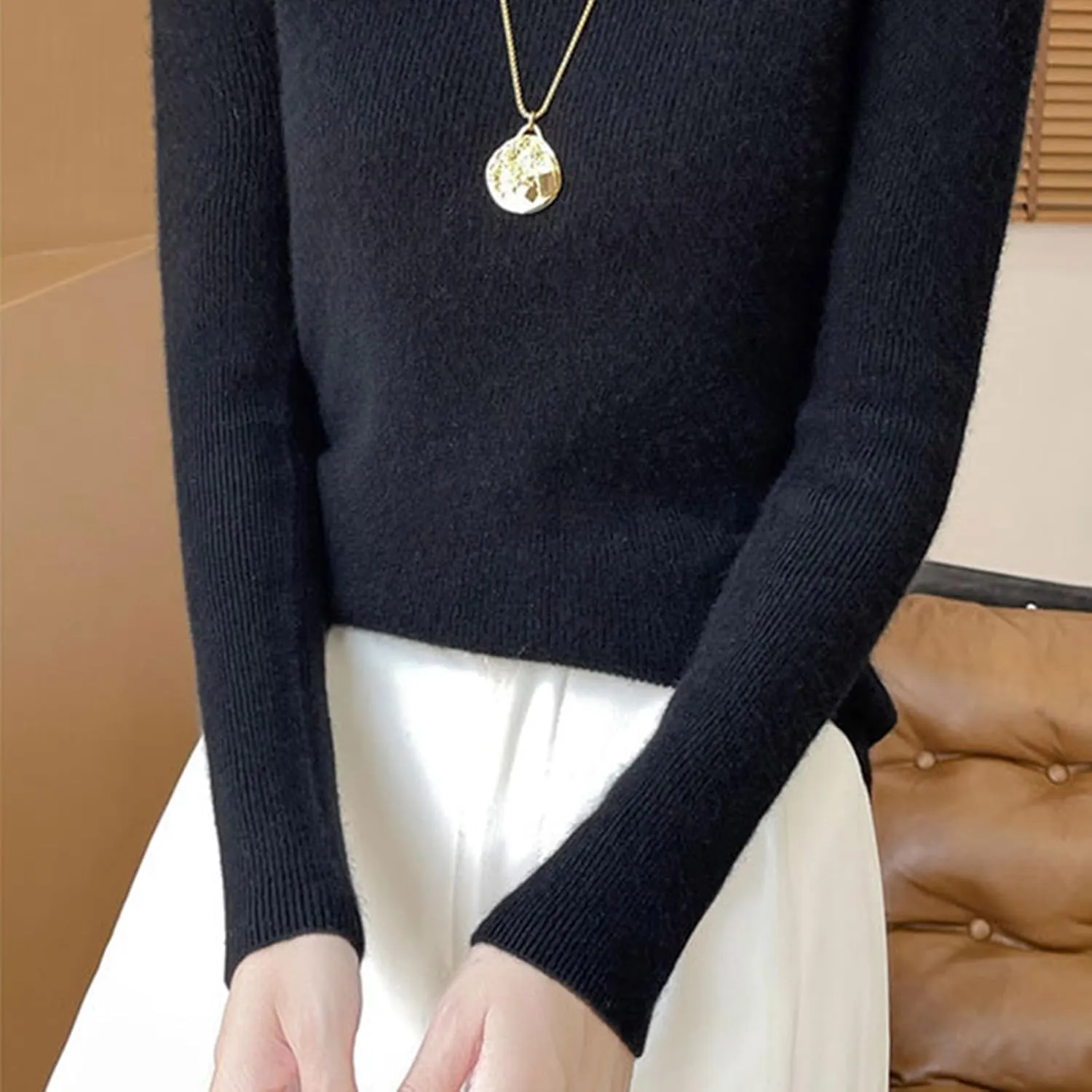 Oversized Sweaters for Women Turtleneck Fall Tops for Women 2024 Trendy Dressy Womens Tops Dressy Casual 2024 Womens