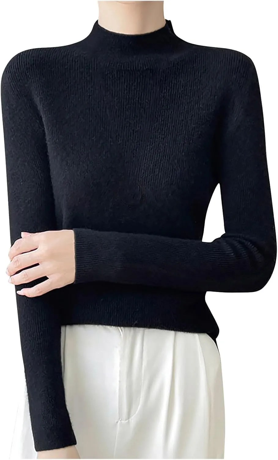 Oversized Sweaters for Women Turtleneck Fall Tops for Women 2024 Trendy Dressy Womens Tops Dressy Casual 2024 Womens