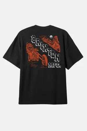 Casual layering piece Paco S/S Tailored T-Shirt - Black