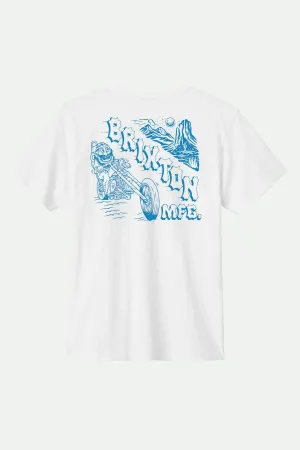 Paco S/S Tailored T-Shirt - White casual outing