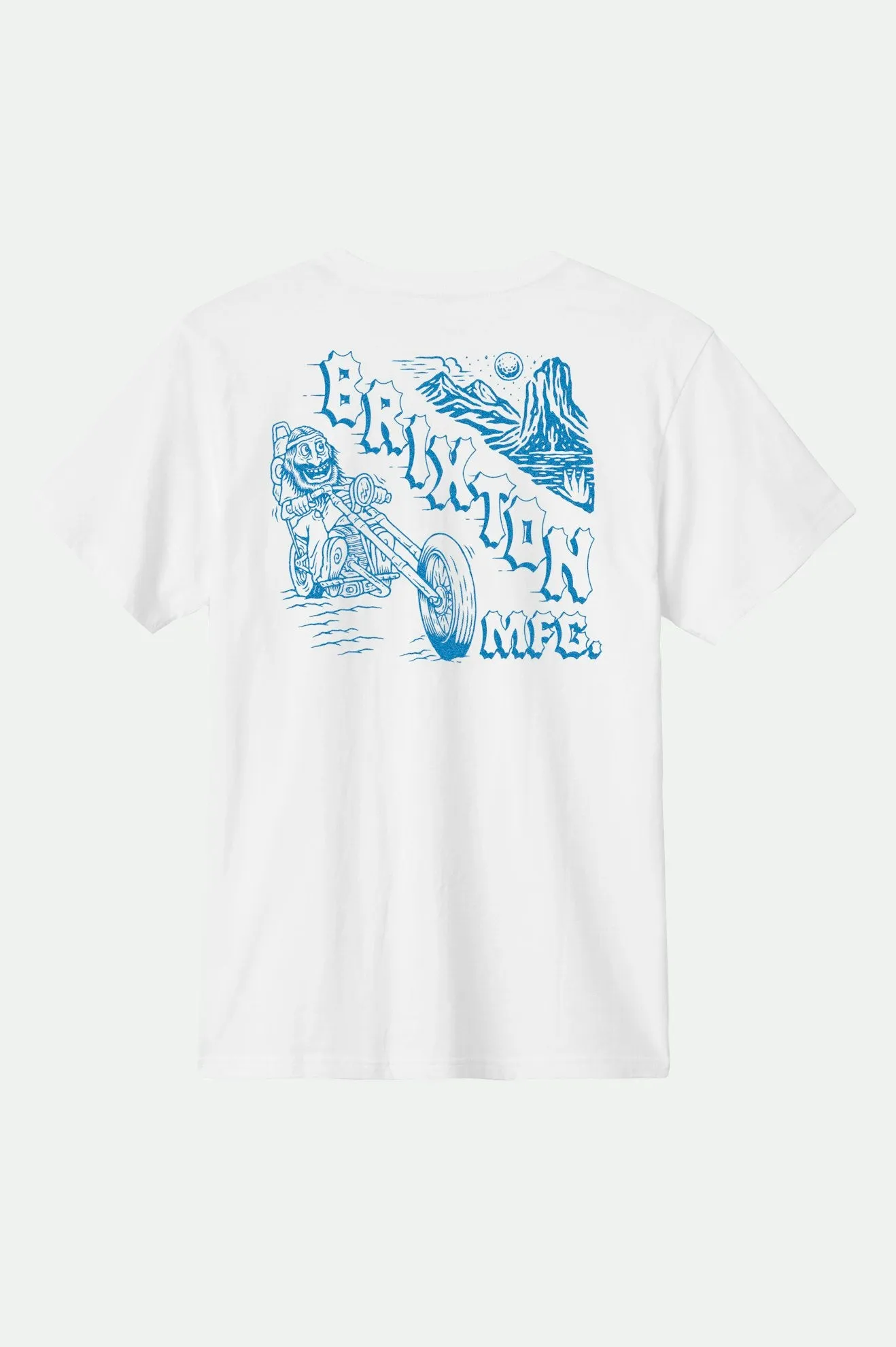 Abstract print Paco S/S Tailored T-Shirt - White