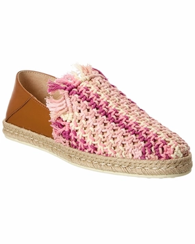 TOD??s Rope & Leather Espadrille Cozy Mood