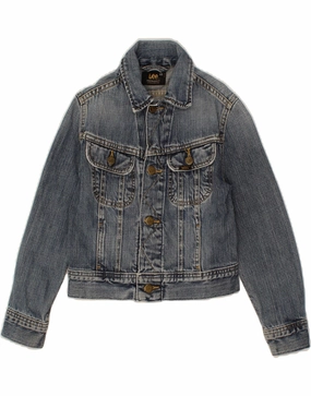 LEE Boys Denim Jacket 5-6 Years XS Blue Cotton Connection