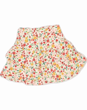 Anniversary-Event tailored look PALOMINO Girls Tiered Skirt 9-10 Years W22 Multicoloured Floral Cotton