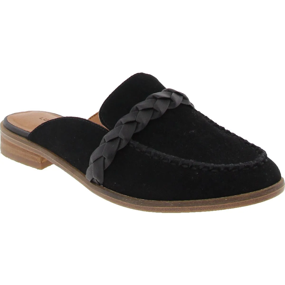 Panlin 2 Womens Braided Suede Loafers Step Power Classic Leather