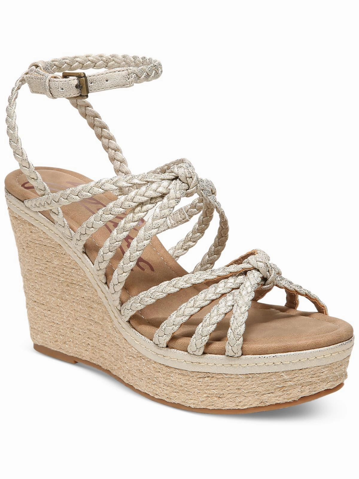 SHANA-ESPAD Womens Suede Wedge Wedge Heels Tall Outline