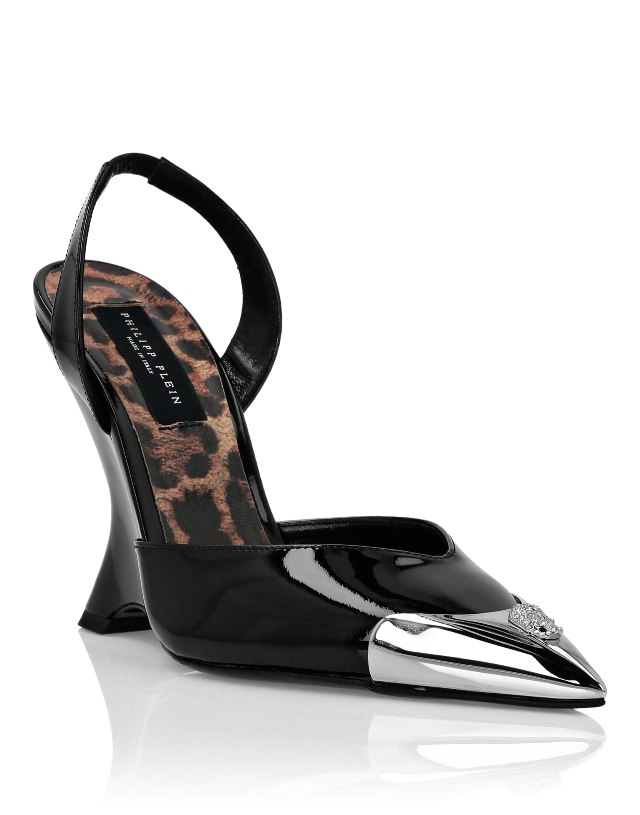 Patent Leather Decollete Wedges Trendy Choice