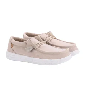 Paula Elastic Tie Loafer In Beige Even Lane Minimal Appeal