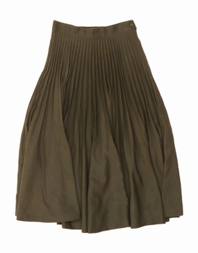 Stylish and Comfortable Radiant Mood PEPPERINO Girls Pleated Skirt 15-16 Years W26  Khaki Acrylic