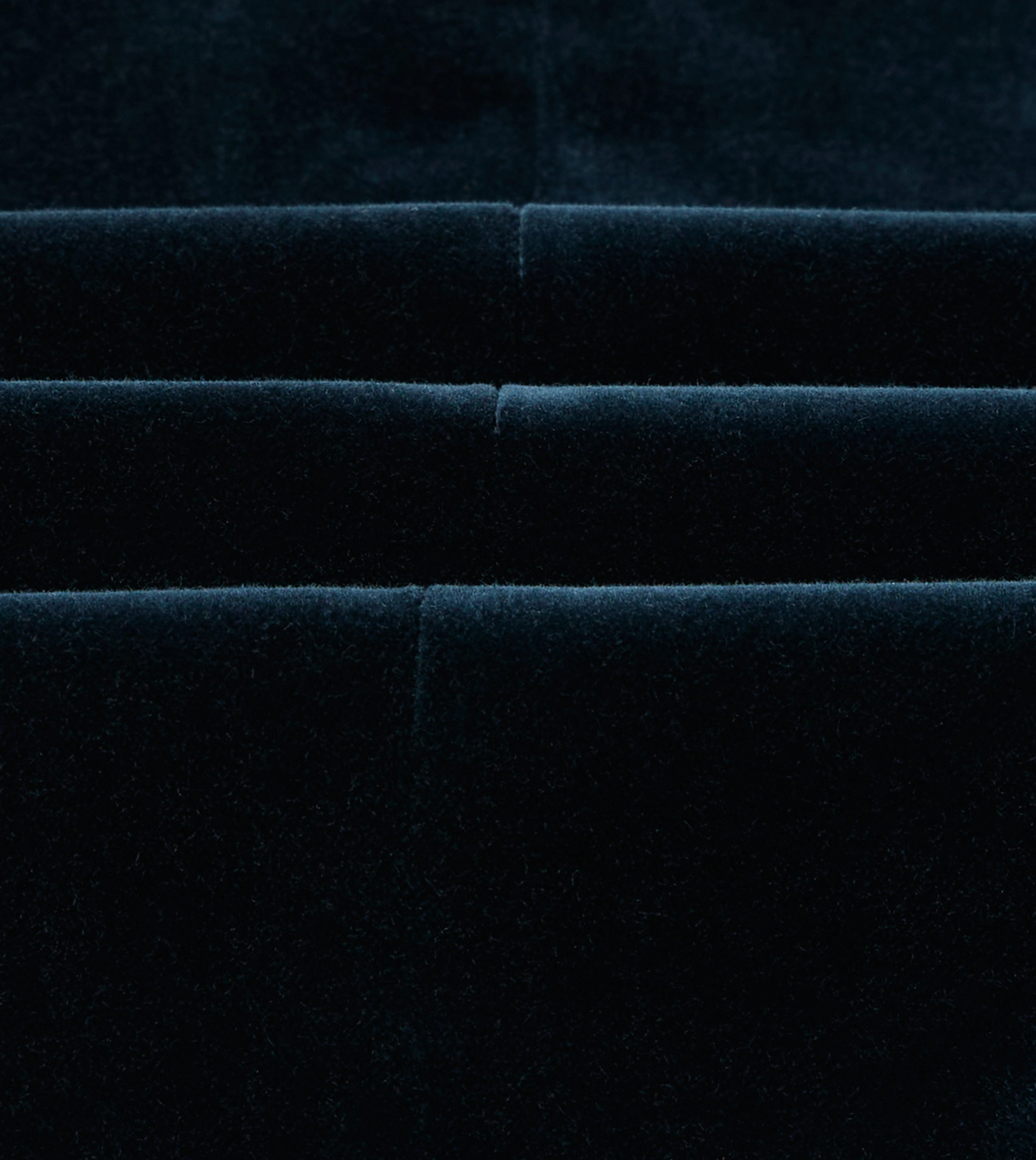 Navy Velvet Double-Breasted Blazer Sophisticated Look