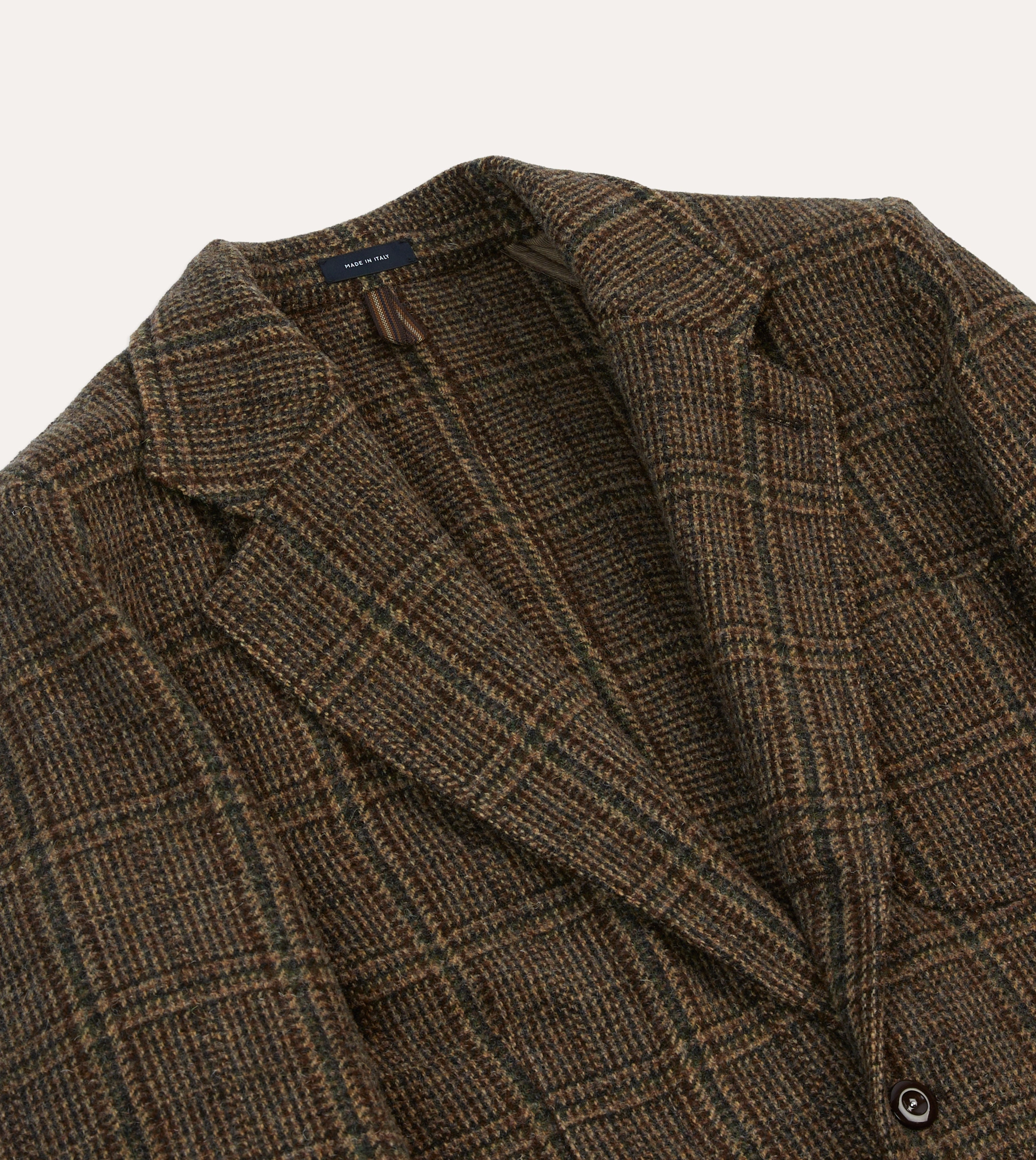 Polished Tailoring Timeless Professional Wear Brown Check Harris Tweed Games Blazer Mk. VII