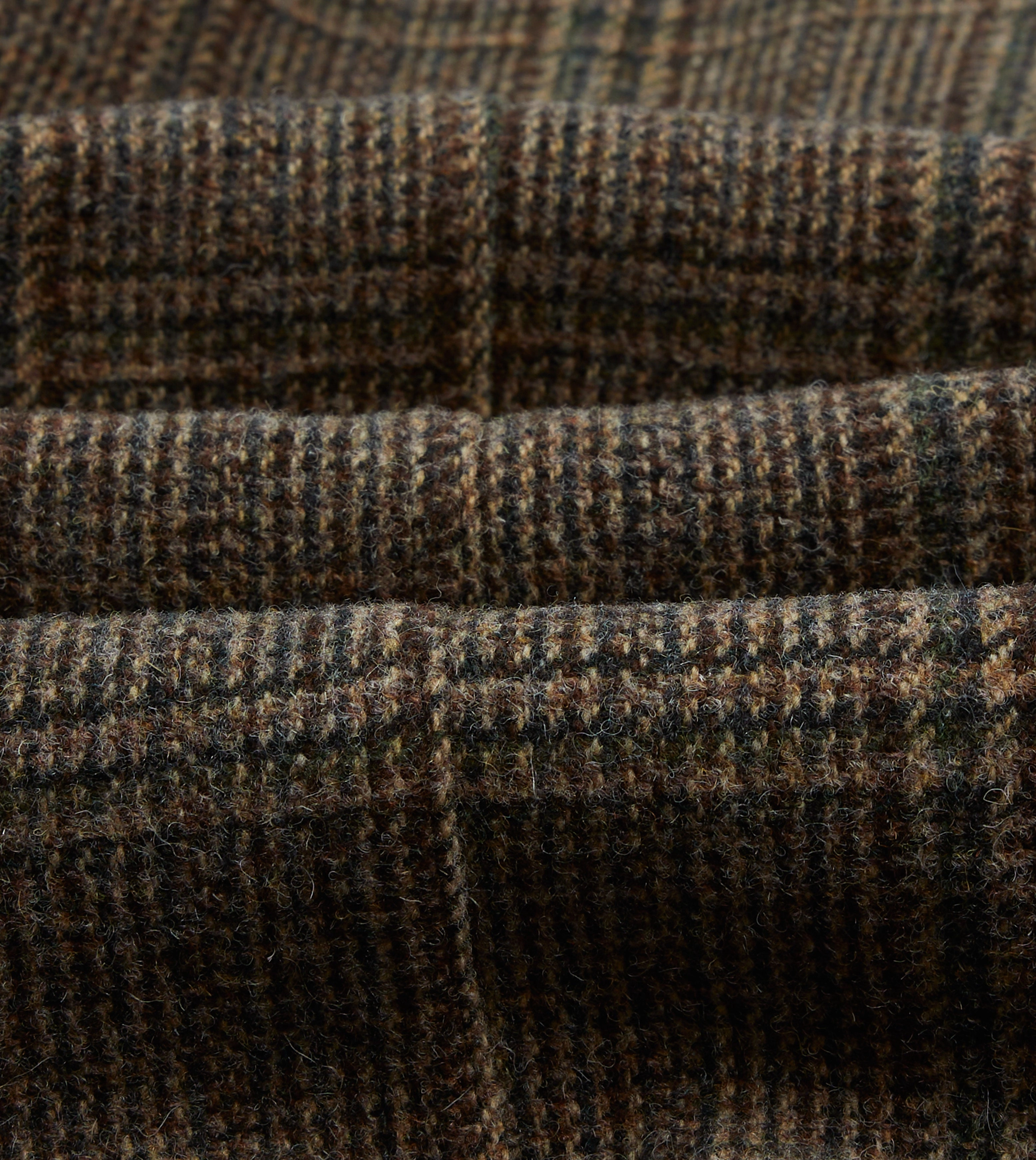 Snag Resistant Weave Brown Check Harris Tweed Games Blazer Mk. VII