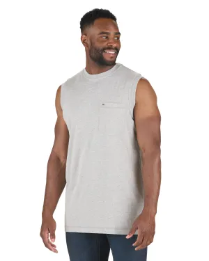 Lint Resistant Surface Performance Sleeveless Pocket T-Shirt