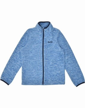 PETER STORM Boys Fleece Jacket 9-10 Years Blue Polyester Courage Layer Essential