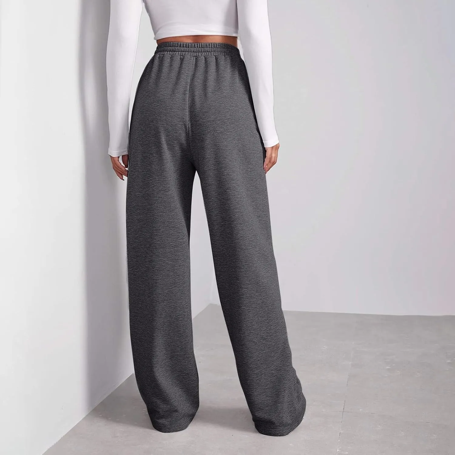 Petite Sweatpants for Women Girls Teen Plus Size Athletic Joggers with Pockets 2024 Straight Fleece Cargo Pants