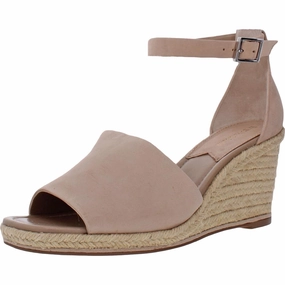 Daily Height Petrina Womens Padded Insole Ankle Strap Espadrilles