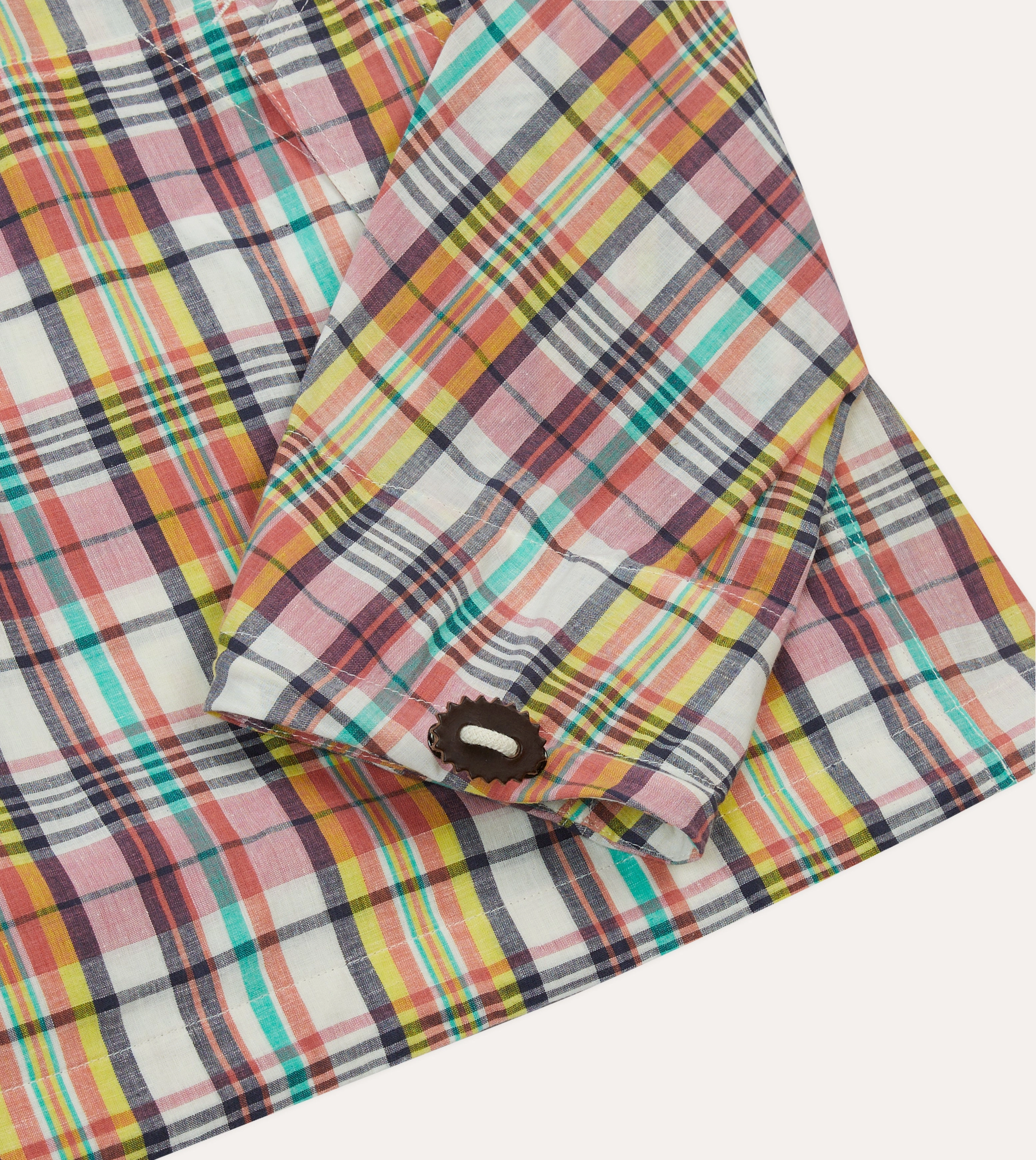color fast Versatile Fit Waxed Madras Cotton Surf Cagoule