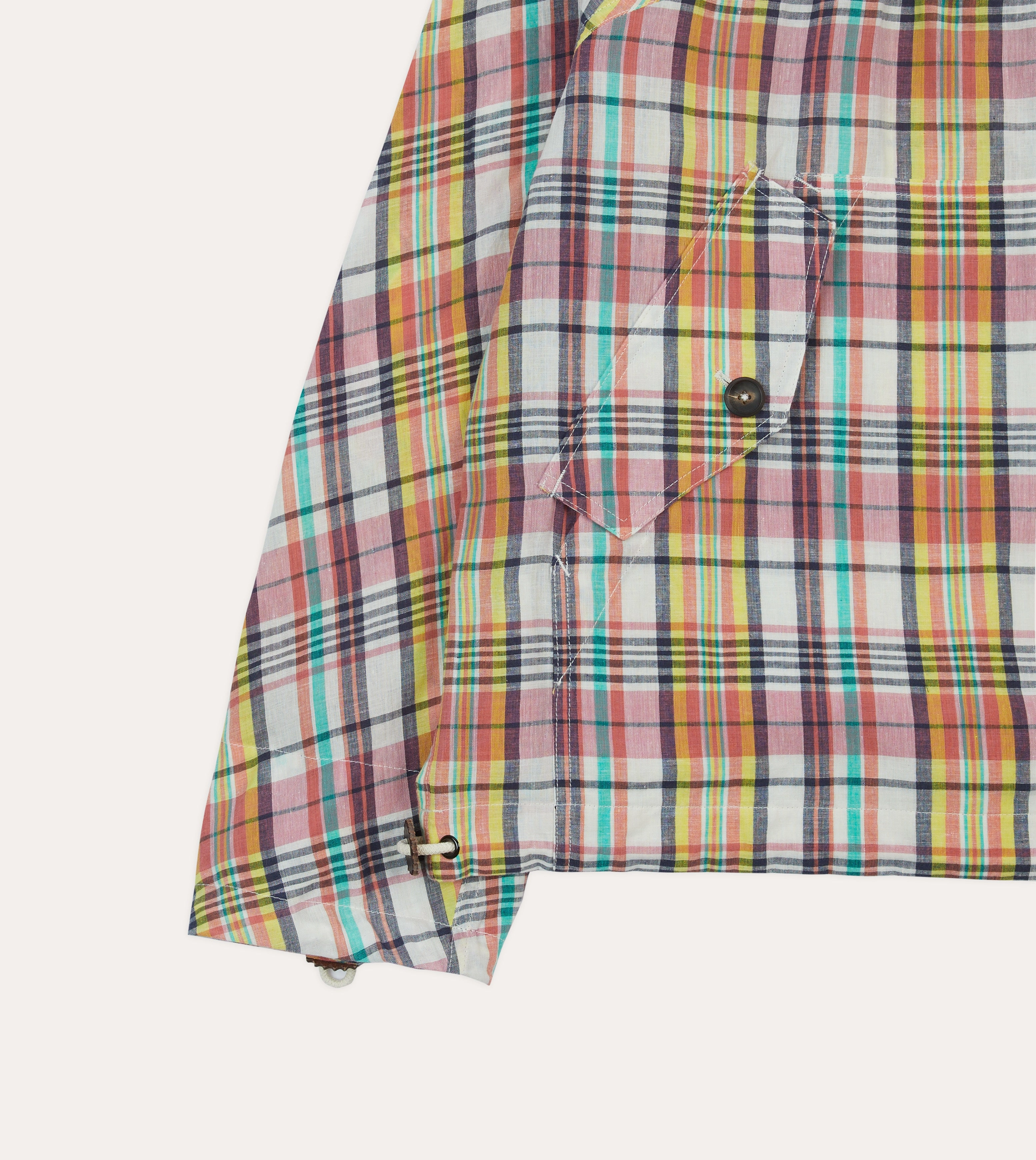 Fashion Vibe Waxed Madras Cotton Surf Cagoule