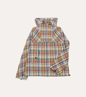 Minimalist Aesthetic Lightweight insulation Waxed Madras Cotton Surf Cagoule
