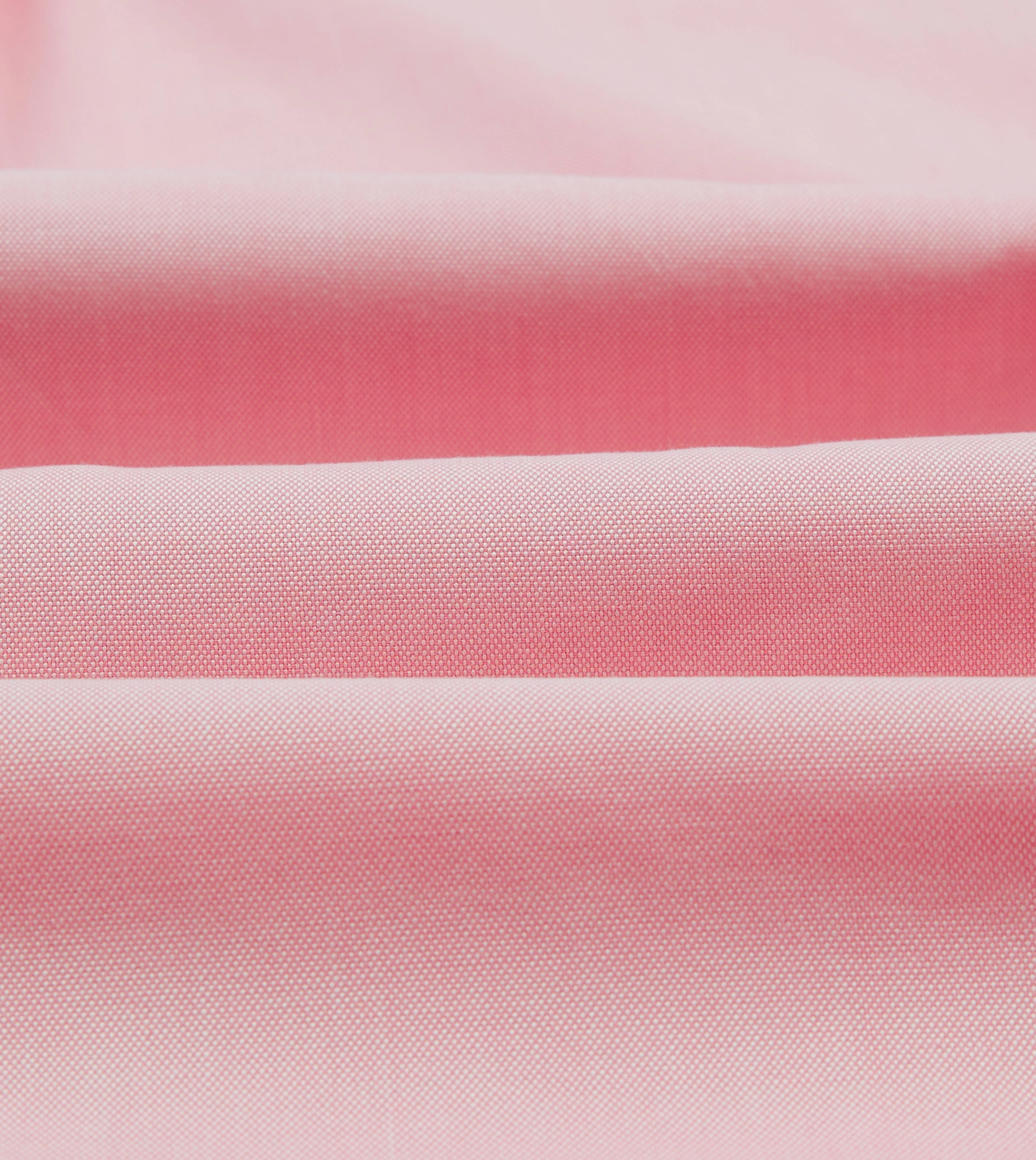 Pink Pinpoint Oxford Cotton Cloth Button-Down Shirt UV Protective Coating