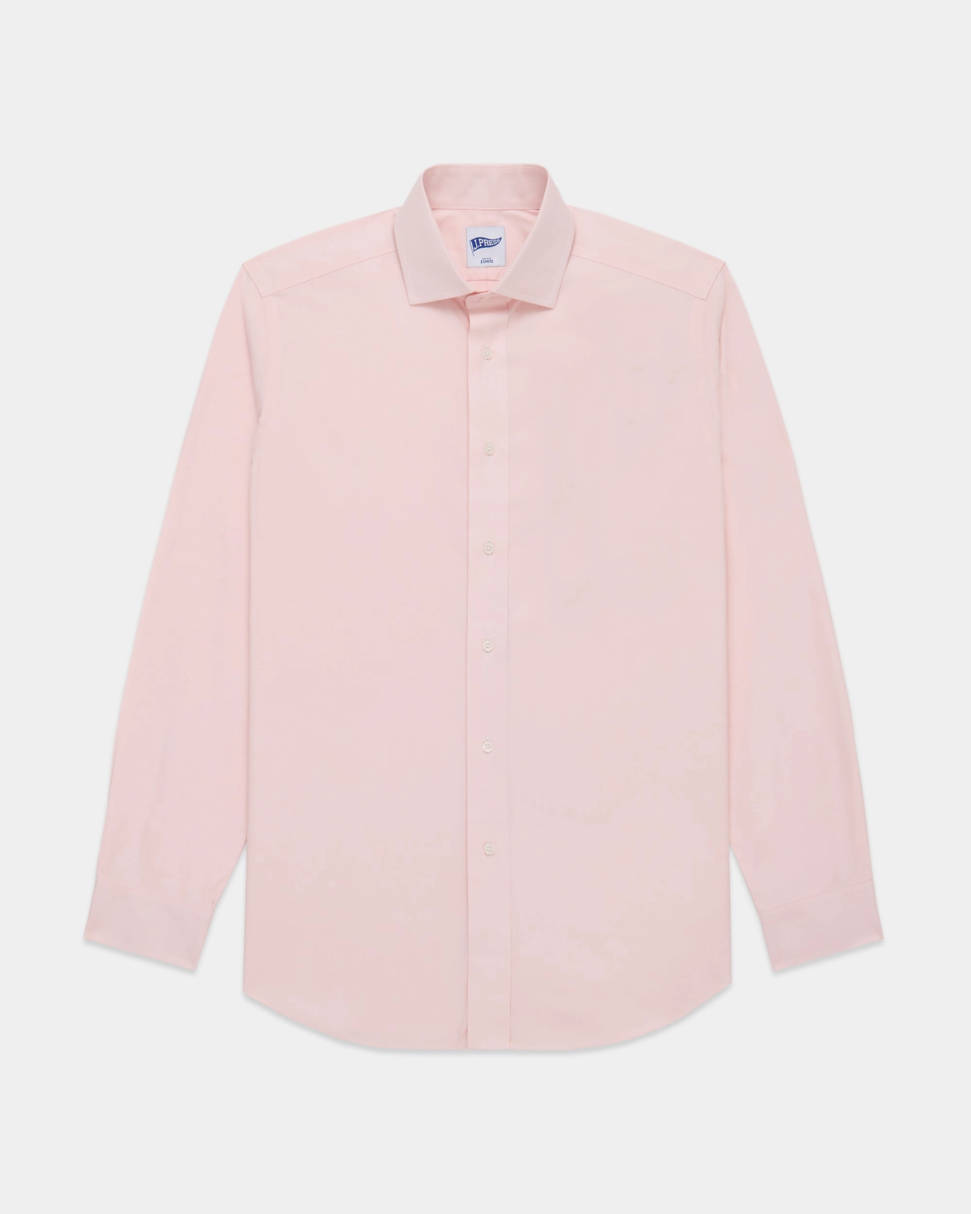 Friends Meetup Pink Pinpoint Oxford Spread Collar Shirt - Trim Fit