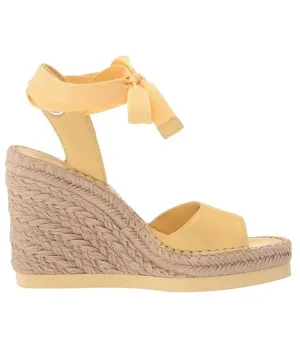 Cushioned Insole Bendsen Wedge Sandal In Panna Cotta