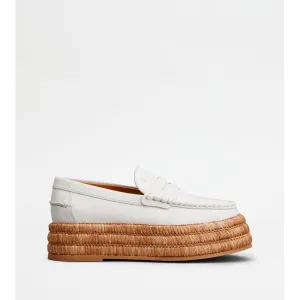 Venetian Style Timeless Support Platform Loafers in Leather