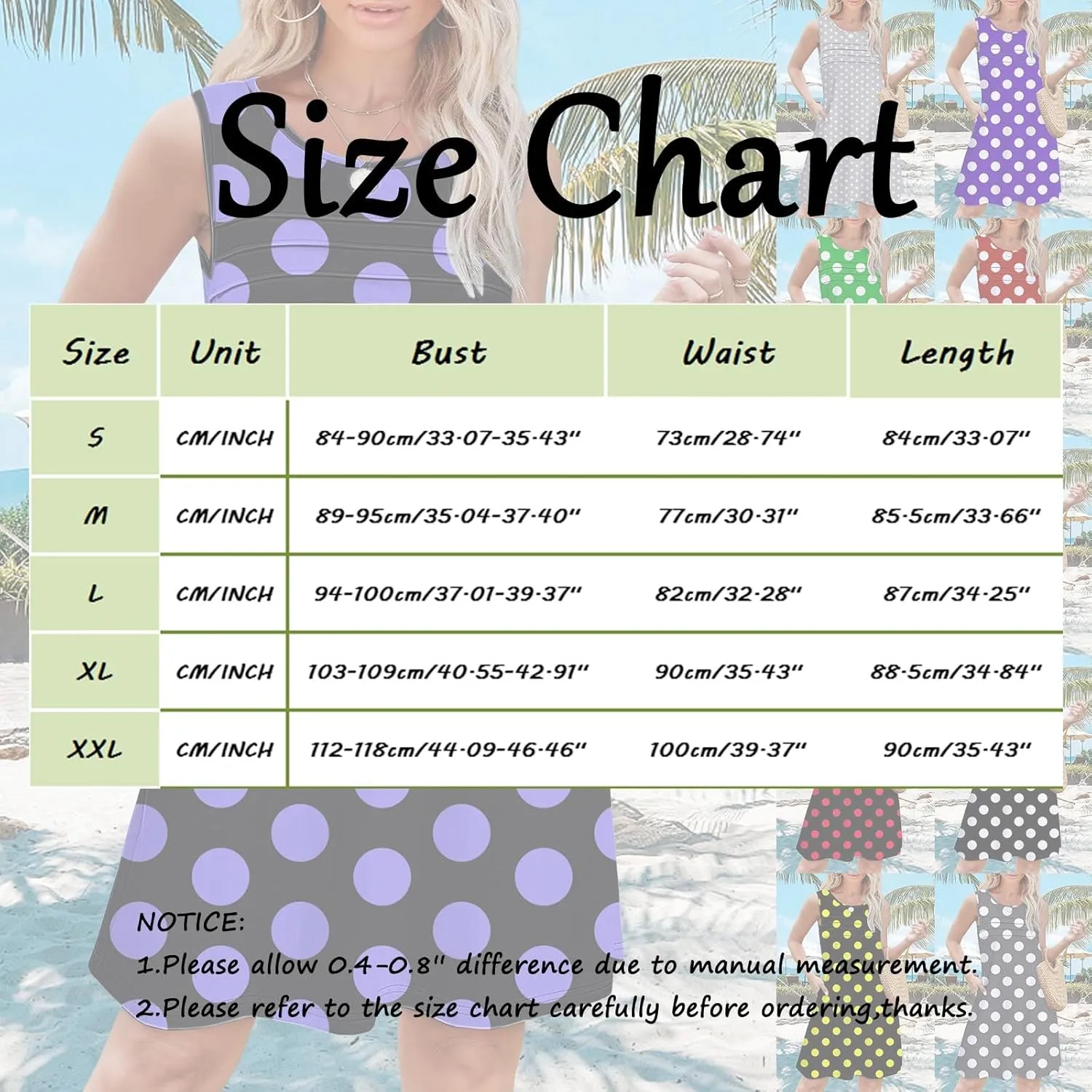 Plus Size Summer Dresses for Curvv Women Womens with Pockets Summer Casual Tank Dress Sleeveless Midi Beach Dress