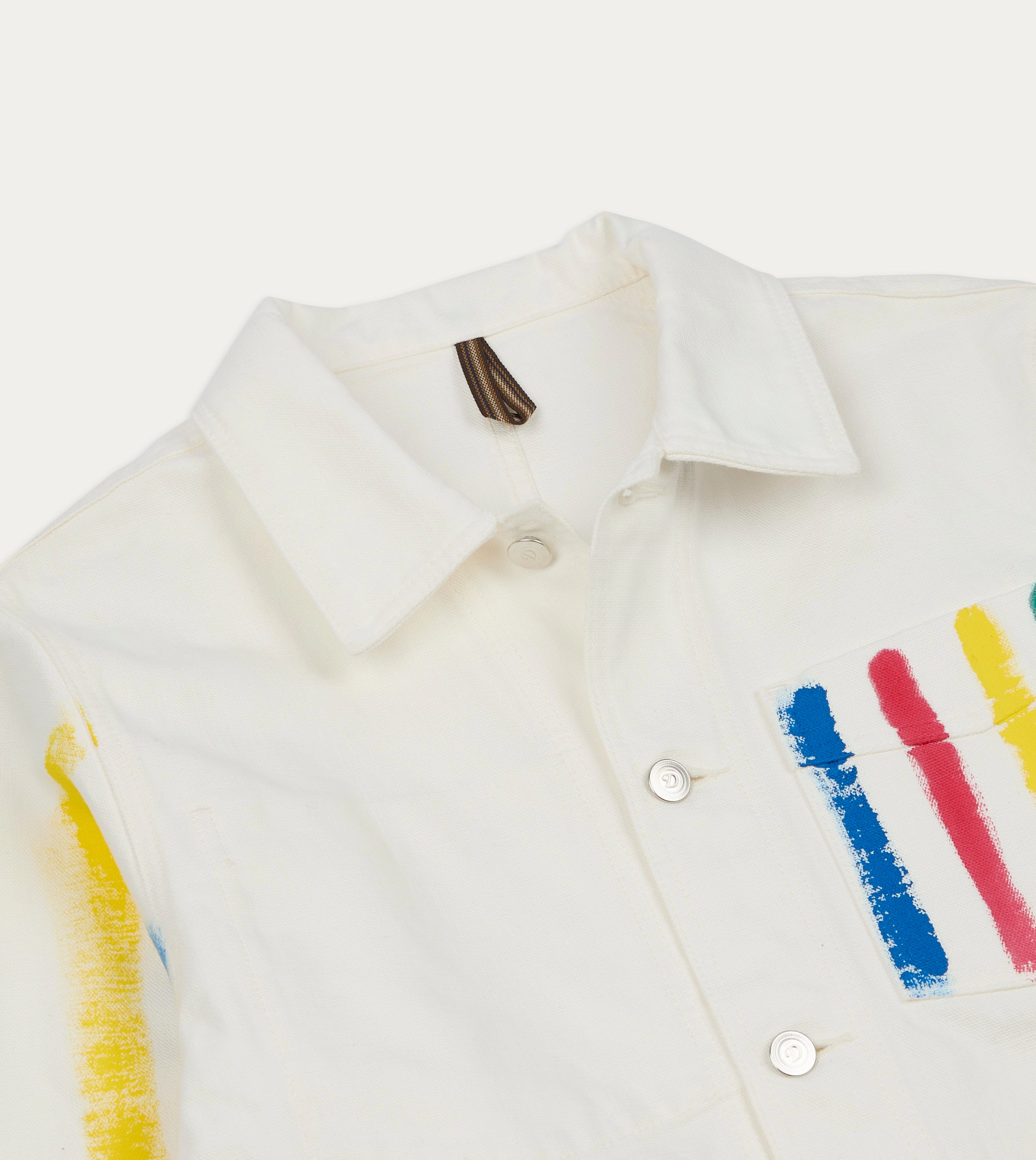 Conditioner Michael McGregor for Drake??s Hand-Painted Work Jacket